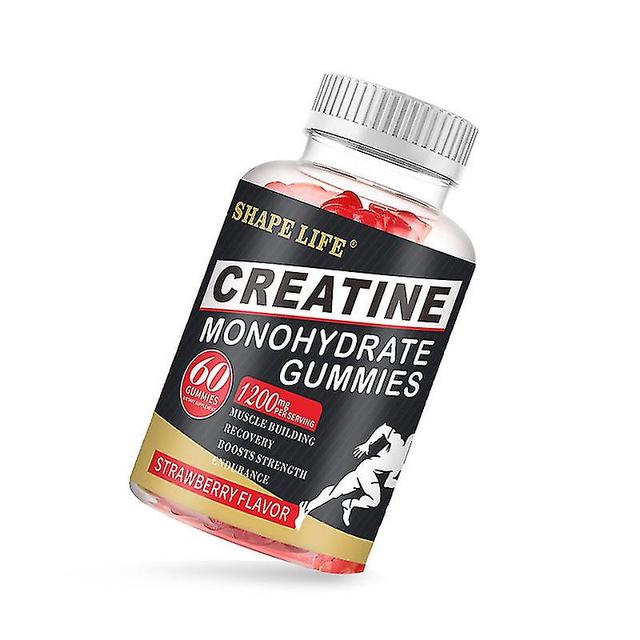 Ycxpy Creatine Monohydrate Gummies 12000mg for Men & Women, Chewables Creatine Monohydrate for Muscle Strength Growth Energy Boost 2bottle-120pcs on Productcaster.