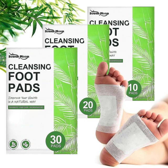 10-30pcs Detox Fußpolster Pflaster Entgiften Toxine Erleichterung Tiefenreinigung Kräuterpad on Productcaster.