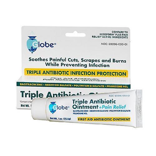 Globe Triple Antibiotic Salve Plus Smertelindring, 28,4 gram (pakke med 1) on Productcaster.