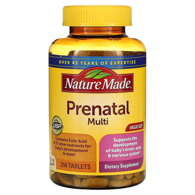 Nature Made, Prenatal Multi, 250 Tablets on Productcaster.