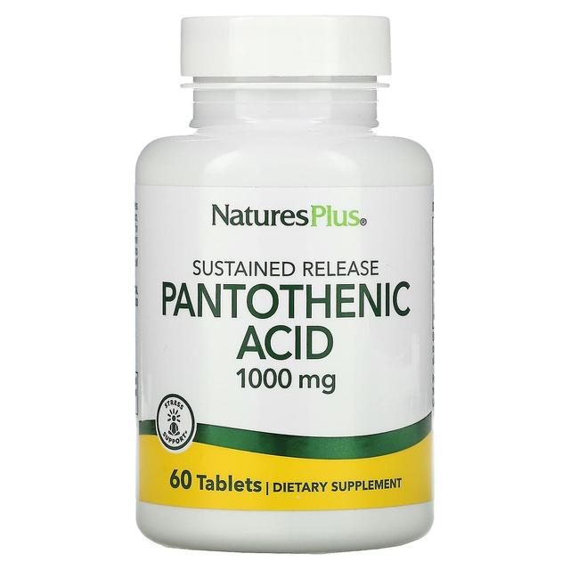 Nature's Plus NaturesPlus, Pantothenic Acid, 1000 mg, 60 Tablets on Productcaster.