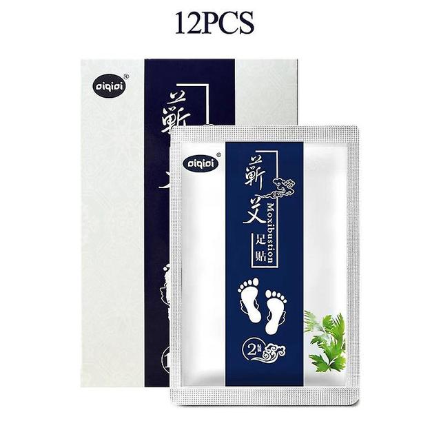 Koolmei Lazy Sleep Foot Paste Wormwood Mugwort Ginger Foot Care Paste Qi Mugwort Bamboo Charcoal Health Foot Paste Detox Foot Patch 12pcs on Productcaster.