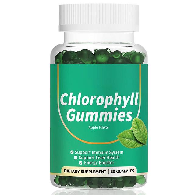 Bonbons gélifiés à la chlorophylle 60ct pour femmes et hommes, supplément de potassium à l’extrait de chlorophylle à haute absorption, soutient l’é... on Productcaster.