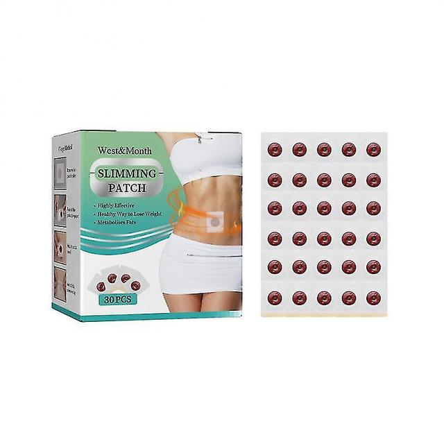 30pcs Fever Paste Slimming Body Sculpting Tight Lazy Person Slimming Energy Paste Fever Navel Paste Health Care 02 30PCS on Productcaster.