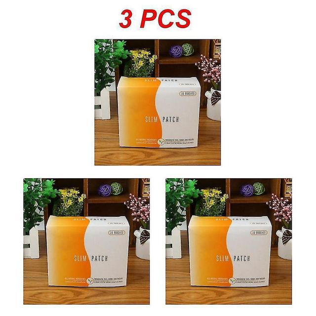 30pcs Extra Strong Slimming Slim Patch Fat Burning Slimming Products Body Belly Waist Losing Weight Cellulite Fat Burner Sticker 3 boxes on Productcaster.