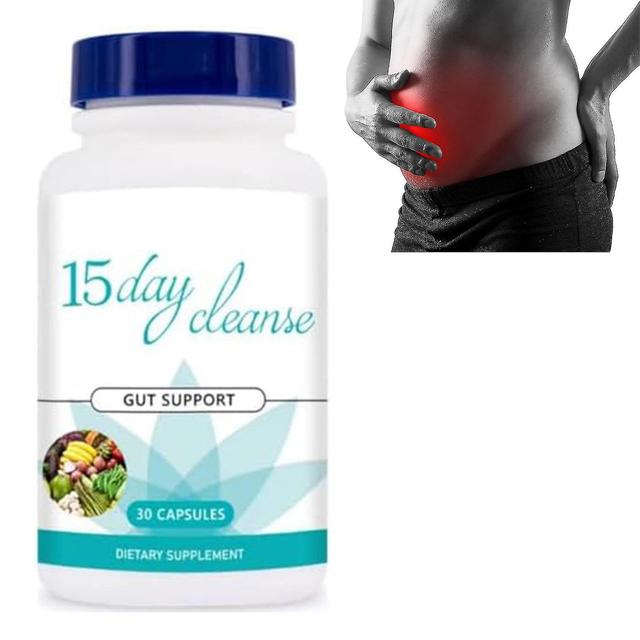 15 Tage Cleanse-Darm Unterstützung, 15 Tage Cleanse Kapseln, 15 Tage Colon Cleanse Detox Kapseln Advanced Gut Cleanse Detox mit Senna-SJL 2 Flasche... on Productcaster.