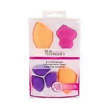 Real Techniques - Sponges Mini Brush Trio (6 pcs) - Sponges for precise make-up application on Productcaster.