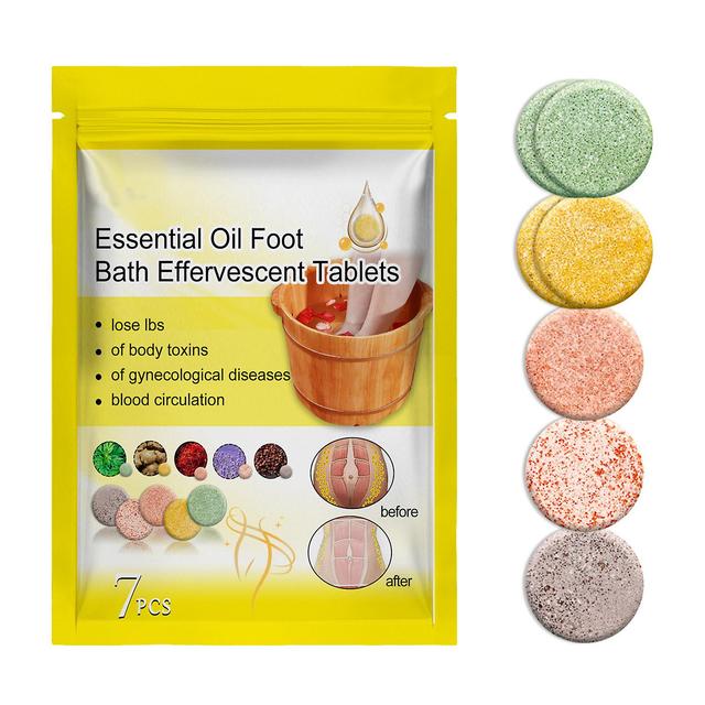 Voedende Foot Soak Tabletten Ontspannen en Verfrist Huishoudelijke Benodigdheden 7 stuks/zak on Productcaster.