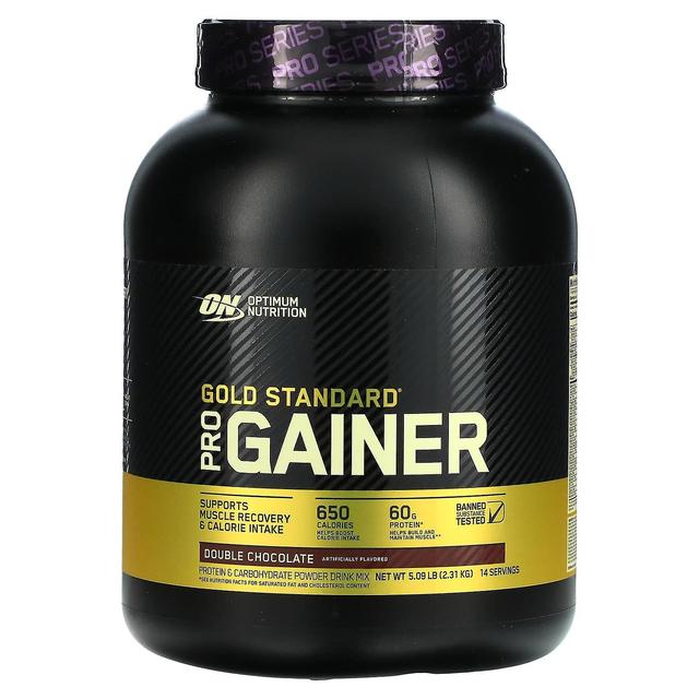 Optimum Nutrition, Gold Standard Pro Gainer, Double Chocolate, 2,31 kg (5,09 lb) on Productcaster.