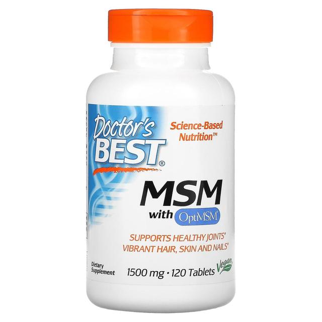 Doctor's Best, MSM con OptiMSM, 1.500 mg, 120 Compresse on Productcaster.