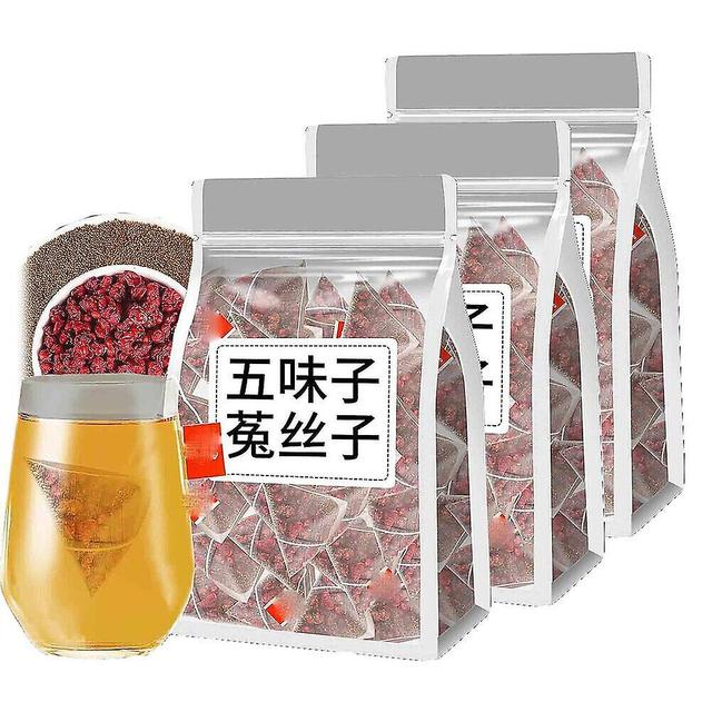 30/60/90pcs Cinco sabores de té de bayas de Goji Cuatro burbujas famosas Wolfberry Schisandra Dodder Pure Natural on Productcaster.