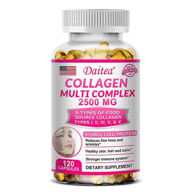 Vorallme Daitea Collagen Capsules Support Anti-aging, Firming Skin Care" Collagen Supplement, Anti-wrinkle Anti-aging, Whitening 120count-1bottle on Productcaster.