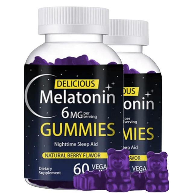 60ct Melatonin Mg Gummies Immun Plus Schlaf Melatonin Gummies Vitamine 2PCS on Productcaster.