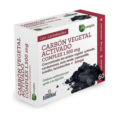 Nature Essential Activated Charcoal Complex 1500 mg 60 capsules on Productcaster.