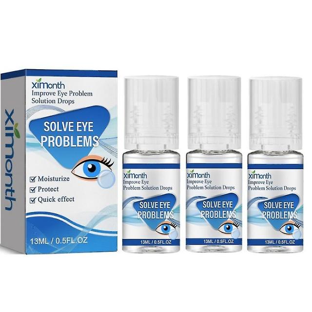 3PCS nærsynethed reversering øjendråber, FixVisio Eye Wellness dråber, lindre øjet træthed-E on Productcaster.