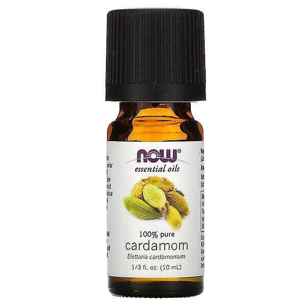 Now Foods, Aceites Esenciales, Cardamomo 100% Puro, 1/3 fl oz (10 ml) on Productcaster.