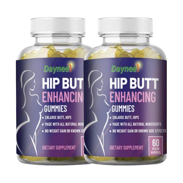 60 Buttocks I Buttocks Enhancement Gummies - Suplement diety na zwiększenie krzywizn pośladków - Pośladki 2pcs on Productcaster.