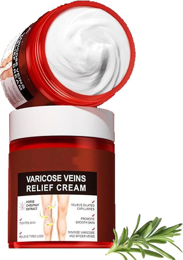 Natural Varicose Veins Relief Cream - Strengthen Capillary Health, Reduce Spider Veins on Legs 1Pcs on Productcaster.