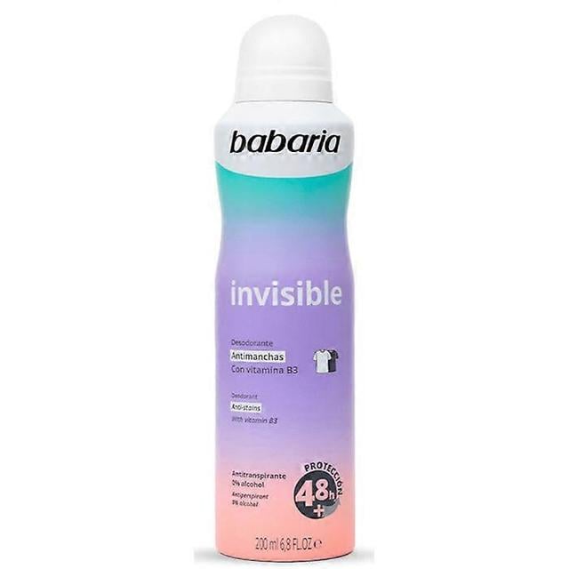 Babaria invisible deodorant spray 200ml on Productcaster.