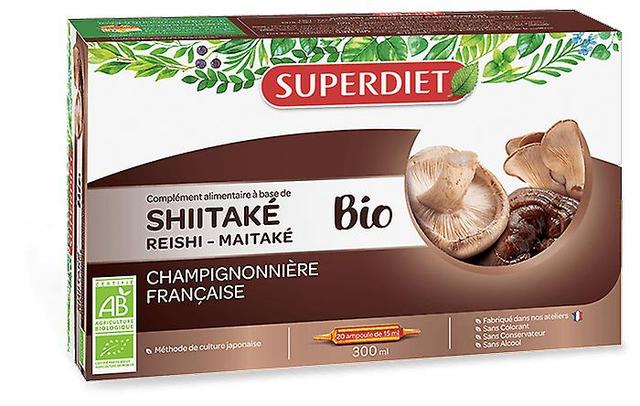 Super Diet Shitake-Maitake-Reishi Bio 20 vials on Productcaster.