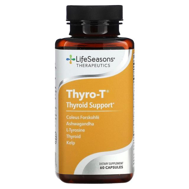 LifeSeasons, Thyro-T, Suporte de Tireoide, 60 Cápsulas on Productcaster.