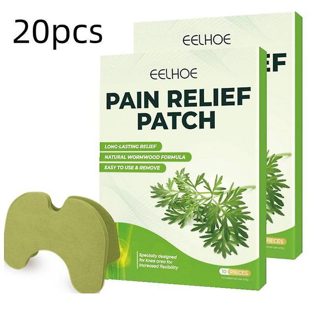 20pcs Knee Joint Pain Plaster Chinese Wormwood Extract Sticker For Joint Ache Arthritis Rheumatoid Pain Relief Patch on Productcaster.