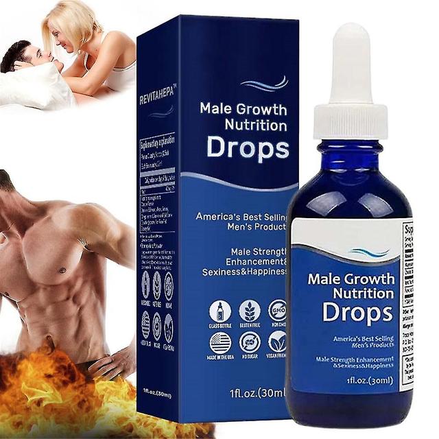 Revitahepa Male Growth Nutrition Drops, Blue Direction Benefit Drops For Men -GSL on Productcaster.