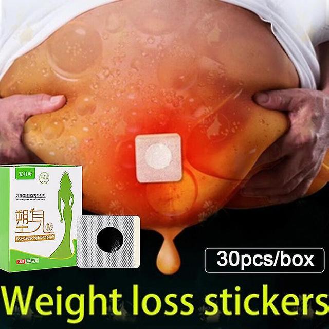 Ready Stock30 Pcs/box Wormwood Navel Patch Detoxifying Slimming Dispelling Dampness And- on Productcaster.