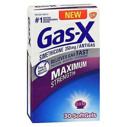 Gas-X Softgels Maximálna pevnosť, 30 mäkkých gélov (balenie po 1) on Productcaster.