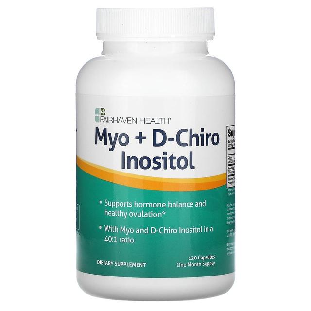 Fairhaven Health Fairhaven hälsa, Myo + D-Chiro Inositol, 120 kapslar on Productcaster.