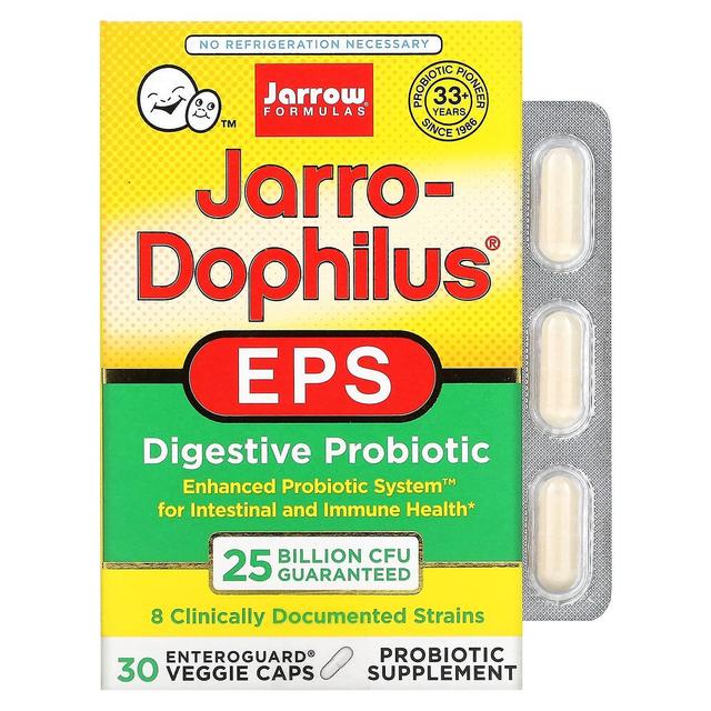 Jarrow Formulas, Jarro-Dophilus EPS, 25 miliardów CFU, 30 wegetariańskich kapsli on Productcaster.