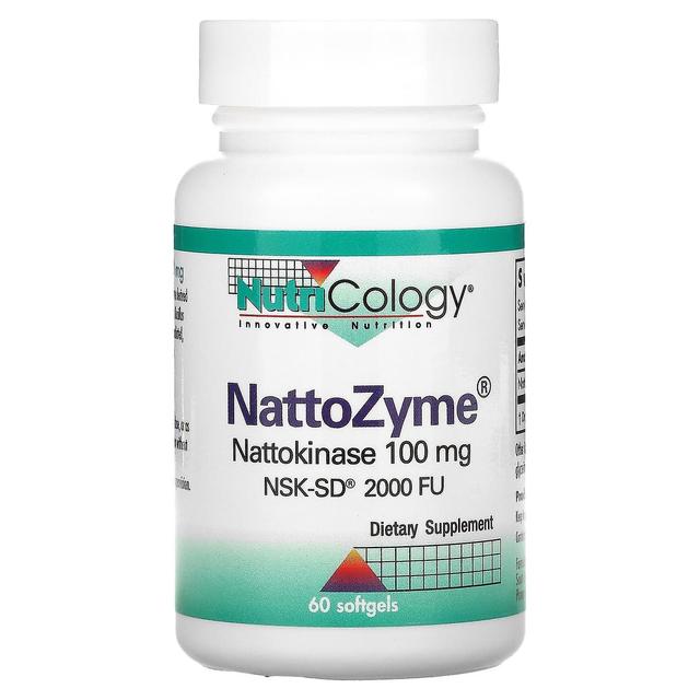 Nutricology, NattoZyme, 100 mg, 60 Softgels on Productcaster.