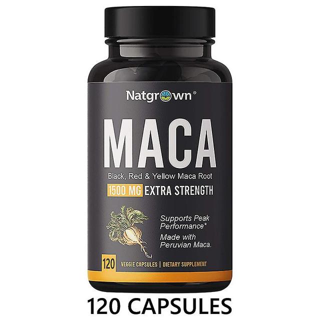 Vorallme Boost Energy & Support Health Organic Maca Root Extract Supplement For Men & Women 1500mg 120 Capsules on Productcaster.