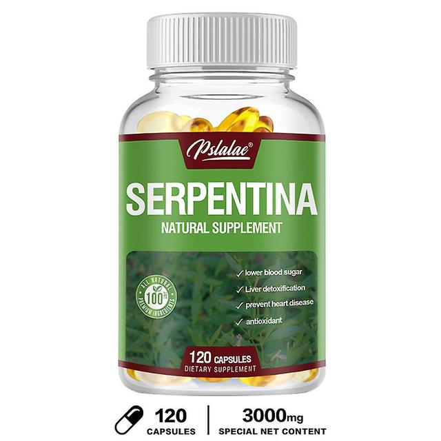 Vorallme Serpentine Supplement unterstützt die Herzgesundheit 120 Kapseln Hilft Hypoglykämie Antioxidans und klärt Hitze und entgiftet 120 Capsules on Productcaster.