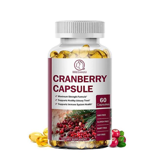 Tib Super Cranberry Capsule Supports Kidney Bladder Urinary Tract Health Prevent Urinary Tract Infections Clean The Urethra 60pcs on Productcaster.