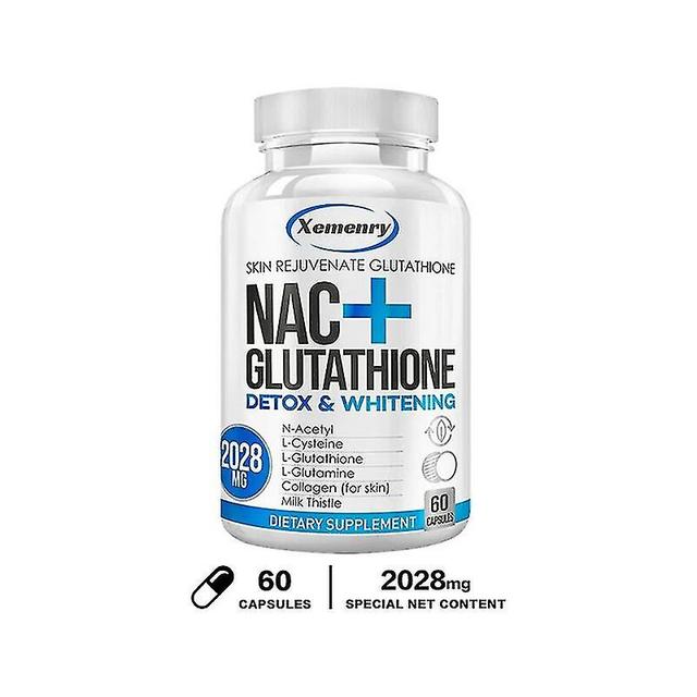 Vorallme Nac+ Glutathione Supplement 2028 Mg With Collagen And Milk Thistle Extract 60 Capsules on Productcaster.