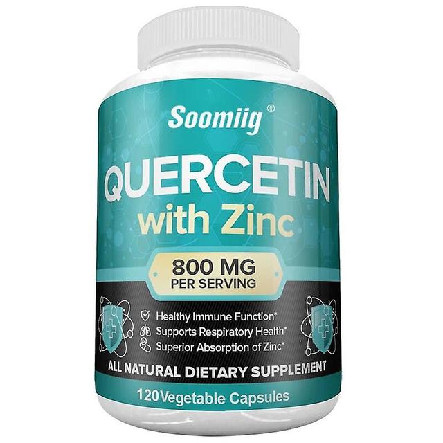 Vorallme Soomig Quercetin 800 mg with Zinc Phytochrome Flavonoid Supports Cellular Health and Boosts the Immune System 120 count-1 bottle on Productcaster.