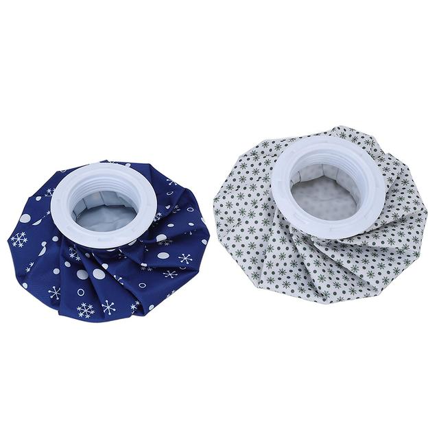 Aespa 2pcs 6inch Reusable Ice Bag Cold Heat Therapy Pain Relief Prevent Leakage Empty Cooling Pack on Productcaster.