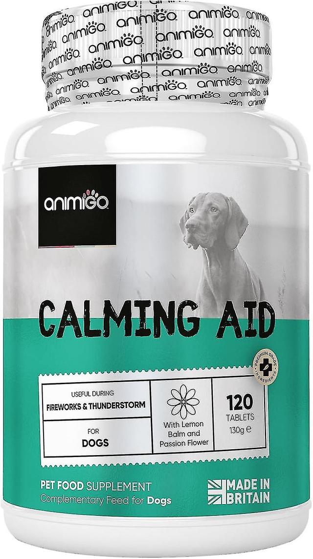 Chicoque Calming Aid For Dogs With Ashwagandha Root Powder Extract - 120 Calming Tablets For Dogs - Chicken Flavour Dog Calming Tablets - Vit B1 on Productcaster.