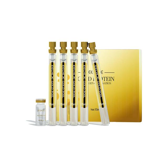 Protein-Faden-Lifting-Set, löslicher Proteinfaden und Nano-Gold-Essenz-Kombination, resorbierbarer Kollagenfaden für Facelift (20 Flaschen + 15ml) on Productcaster.