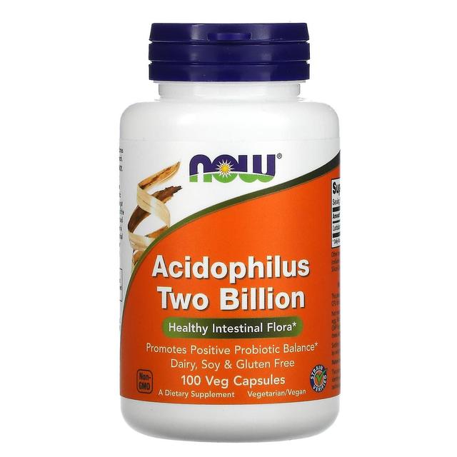 NOW Foods, Acidophilus, Twee miljard, 100 Veg Capsules on Productcaster.