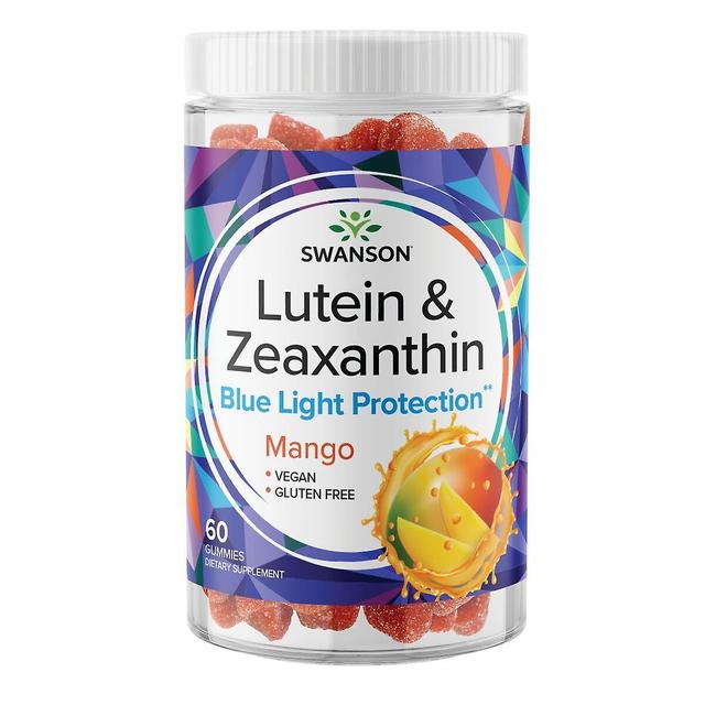 Swanson Lutein &Zeaxanthine Gummies, Mango Gearomatiseerd 60 Gummies on Productcaster.