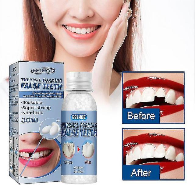 30ml Shapeable Teething Gum Repair - Firmly Repair Teeth - Thermal Forming Gutta-percha - False Teeth Particles on Productcaster.