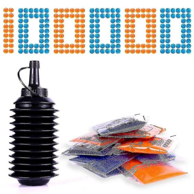 Vdd Gel Blaster Ammo&speed Refill , 7-8 Mm Water Gel Balls(100000)speed Refill Can Hold 10000 Pcs (accept Free Returns Anytime) -xx on Productcaster.