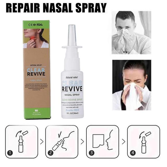 5Pack Clear Revive Organic Herbal Lung Cleanse & Repair Relief Spray 30ml on Productcaster.