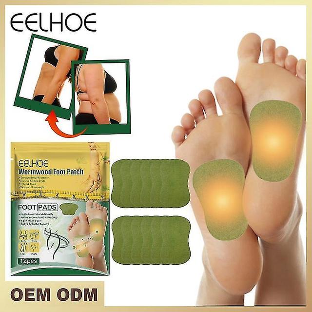 16pcs Detox Foot Patches Natural Wormwood Ginger Cleansing Foot Pads Remove Dampness on Productcaster.