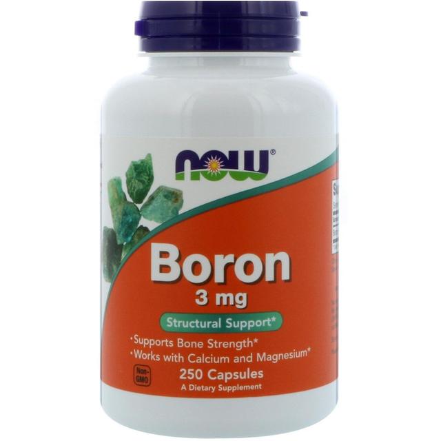 Now Foods, Boron, 3 mg, 250 Capsules on Productcaster.