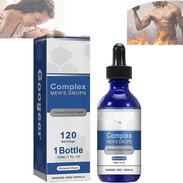 Complex Mens Drops, 30ml Complex Mens Drops, Secret Drops For Strong Men, Big Man Drops Complex Drops For Men Supplement 2pcs x 30ml on Productcaster.