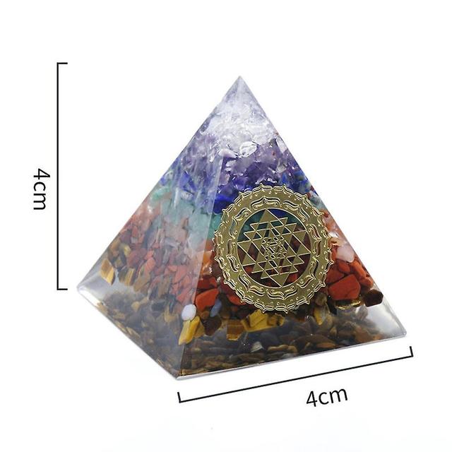 DeliaWinterfel Healing Crystal Energy Generator Blanacing Orgonite Pyramide J-4cm / on Productcaster.