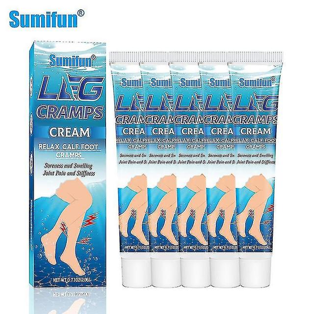 Cnlhq 5/10boxes Sumifun Leg Cramp Cream Muscle Spasms Medical Ointment Stiff Shoulder Heel Tendon Chinese Herbal Medicines Health Care 5Pcs with boxes on Productcaster.